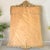 Antique Wall Mirror Gold Ornate Wood Shell Crest Design, Rectangular Mantel Entryway Early 1900's For Sale - Image 4 of 14