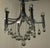 Contemporary Chromed Steel and Crystal Chandelier with 6 Lights attributed to Angelo Gaetano Sciolari, Italy, 1970s For Sale - Image 3 of 10