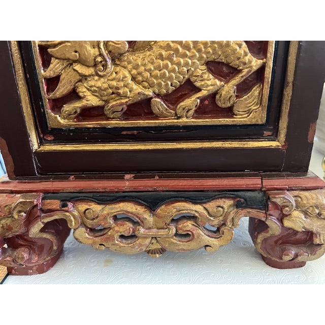 Antique Chinese Gilded Jewelry Box For Sale - Image 16 of 17