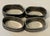 Metal Vintage Fecit VCM Pewter Napkin Rings - Set of 4 Made in Porto, Portugal For Sale - Image 7 of 12