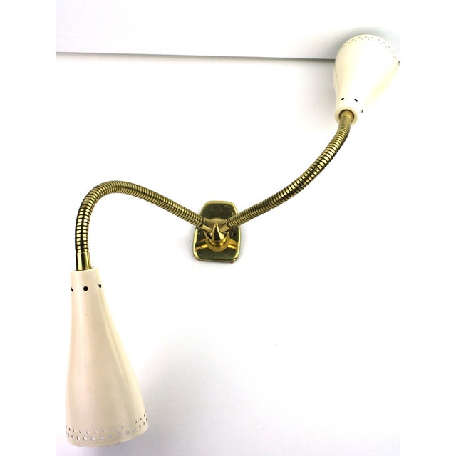 1950s Flex Arms Wall Lamp by Rupert Nikoll for Rupert Nikoll, 1950s For Sale - Image 5 of 17