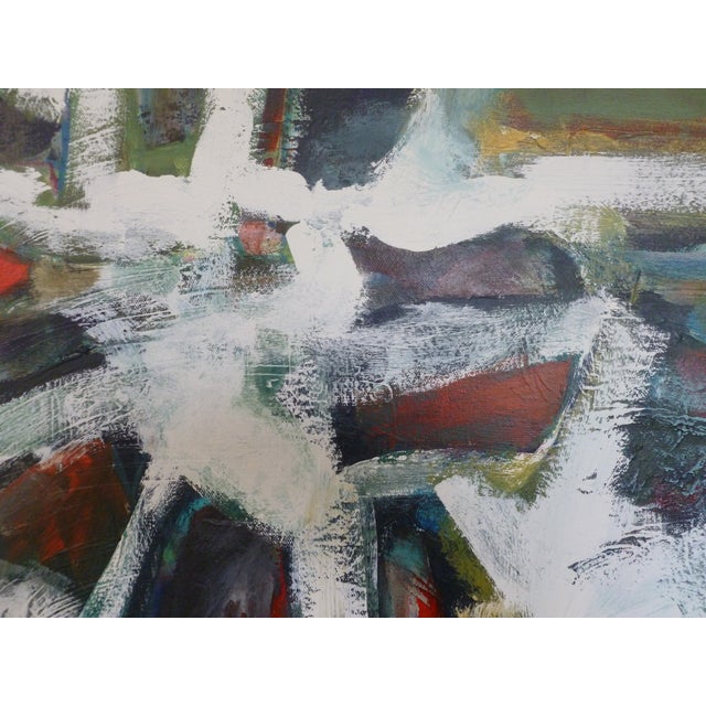 Always on the go. Do fish ever rest? Original oil and acrylic painting on stretched canvas.