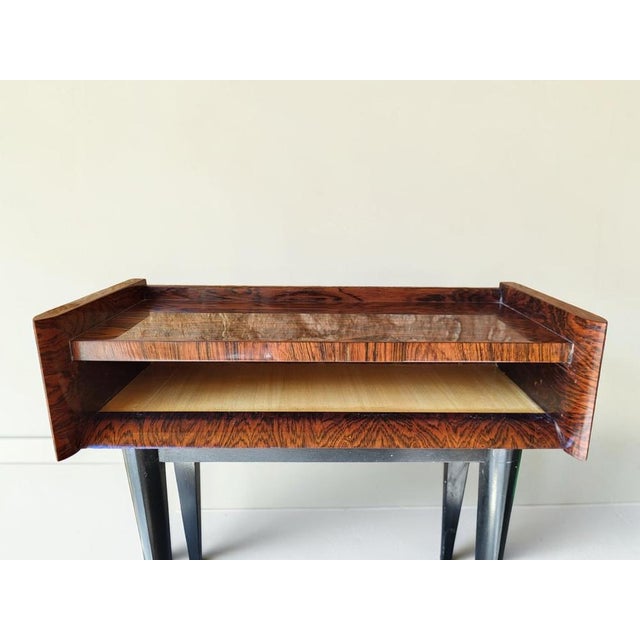 Wood Vintage Rosewood Bedside Table, 1960s For Sale - Image 7 of 13