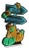 Fall Harvest Pumpkin Sign Ekkolight 35"H For Sale