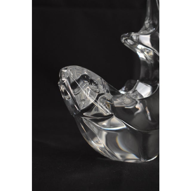 Orrefors Crystal Fish Trout Paperweight Figurine Olle Alberius Sweden Signed For Sale - Image 18 of 18