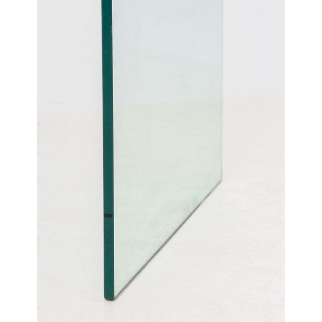 Modern Waterfall Glass Nesting Side Tables, 2 For Sale - Image 9 of 9