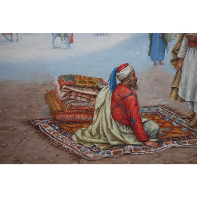 R Hartmann - Oil on Canvas - 30" H x 34" W This original oil on canvas painting, signed R. Hartmann, depicts a richly...