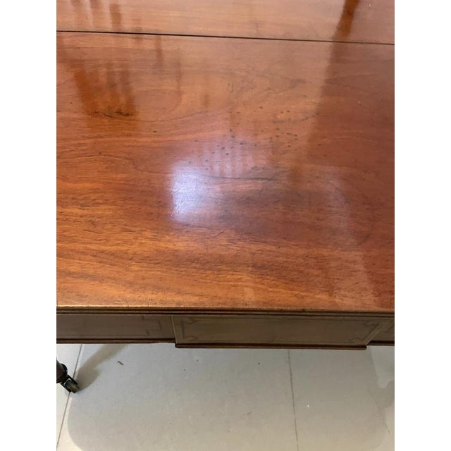Metamorphic Antique George Iii Quality Mahogany Extending Dining Table H 75.5 X W 134 .5 X D 283cm , 1800 For Sale - Image 13 of 18