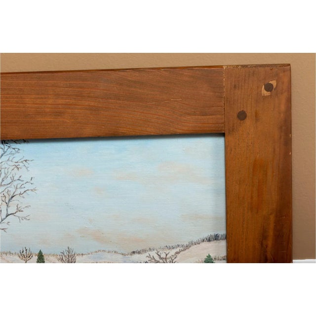 Virginia Mae Love (American [Nc] 1958 - 2020) Untitled Oil on Board Painting For Sale In Raleigh - Image 6 of 12