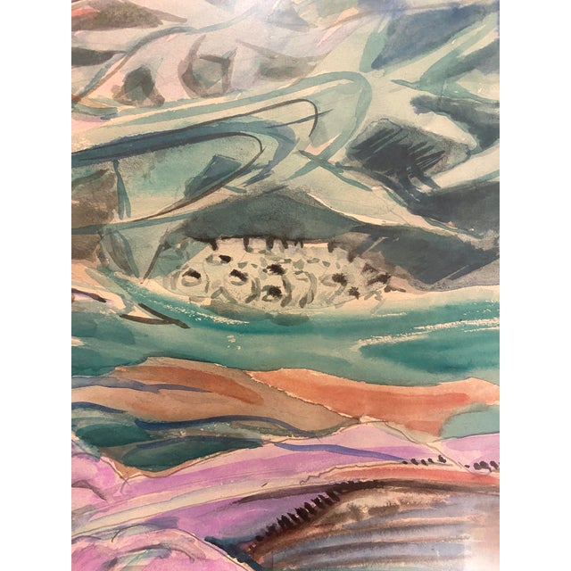 Paint 1950s Paul Morgan Gustin Seattle Pacific Northwest Signed Painting – Marine Still Life With Starfish For Sale - Image 7 of 12