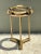 Vintage Brass and Glass Porthole Accent Table For Sale - Image 11 of 13