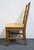 Early 21st Century High End Vintage Solid Rubberwood Country French Ladderback Dining Side Chair W. Rush Seat For Sale - Image 5 of 10
