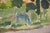 Anja Decker, Italian Street Scene with Horse, 1932, Oil Painting on Canvas For Sale - Image 7 of 10