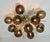 21st Century Mezzo Polished Brass Smoky Murano Flush Mount by Fabio LTD For Sale - Image 6 of 9