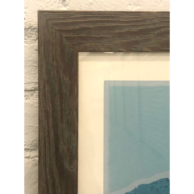 Printmaking Materials David Bird Rockies Serigraph Limited Edition Signed Modernist Mountain Range Framed For Sale - Image 7 of 12