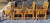 1970s Vintage Rattan Dining Table & Chairs, a Set of 5 For Sale In San Diego - Image 6 of 10
