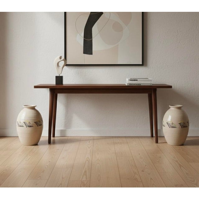 Vintage Pair of Japanese-Style Crackle Glaze Ceramic Vases For Sale In West Palm - Image 6 of 7