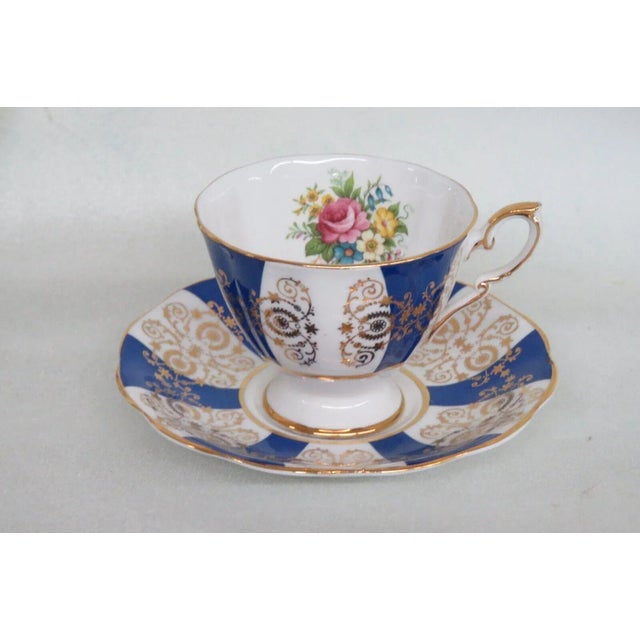 Royal Standard England Bone China Floral Tea Cup Saucer Dessert Plate Set For Sale - Image 12 of 12