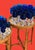 Rustic European Los Castillo Style Hand-Blown Cobalt Blue Glassware With Pewter Stems Set- 37 Pieces For Sale - Image 3 of 10