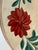 Ceramic Antique Hand-Painted Floral Plate, c.1900 For Sale - Image 7 of 10