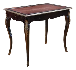 Late 20th Century French Ebonized Writing Table