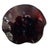 A striking hand-blown Murano art glass compote by Camozzo, masterfully executed in rich dark amethyst glass with a...