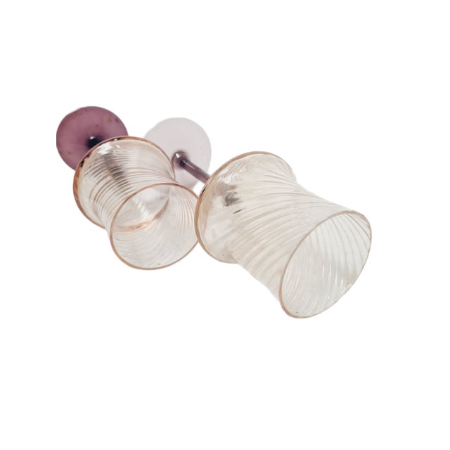 Art Deco Wine Glasses, Poland, 1930s, Set of 2 For Sale - Image 11 of 18