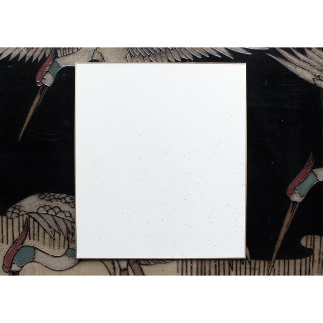 "Turbot Flatfish", Heisei Era Japanese Monochrome Watercolor Painting For Sale - Image 13 of 15