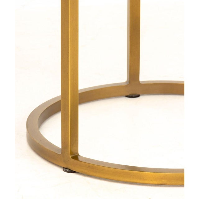 Restoration Hardware Faux Shagreen Side Table For Sale In New York - Image 6 of 8