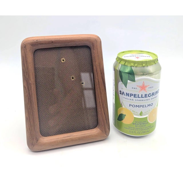 Chestnut 1970s Teak Wood 3.5" X 5" Photo Frame For Sale - Image 8 of 12