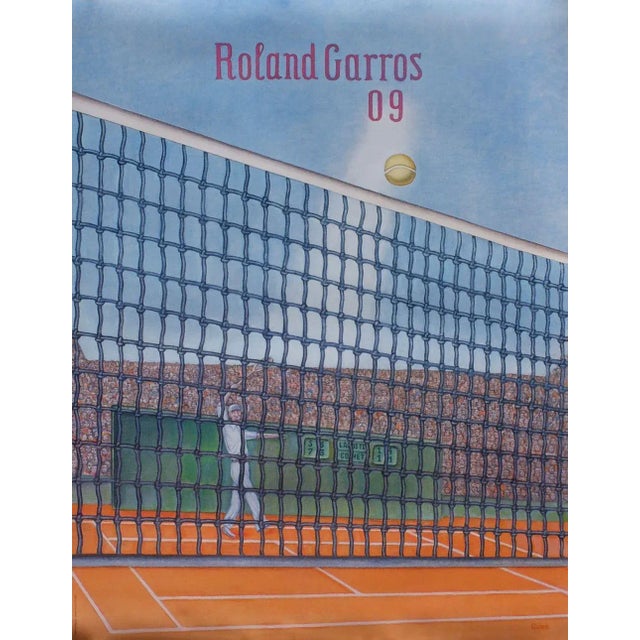 2009 Konrad Klapheck Roland Garros Poster For Sale