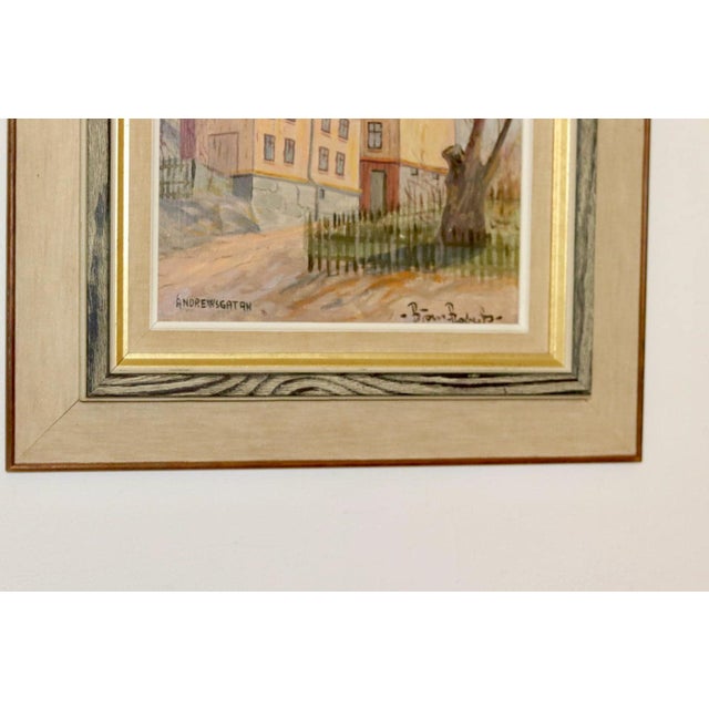 Björn Roberts, Anderswgatan, 1950s, Oil on Board, Framed For Sale - Image 9 of 11