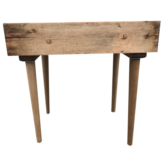 Massive Coffee Table in Wooden Logs, 1920s For Sale