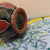 Vintage Art Nouveau Style Studio Pottery Vase – Hand-Painted Floral & Geometric Twin-Handled Ceramic Vase For Sale - Image 9 of 10