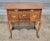 Baroque Baker Colonial Williamsburg Burl Walnut Boston Lowboy Dressing Table Rare For Sale - Image 3 of 11