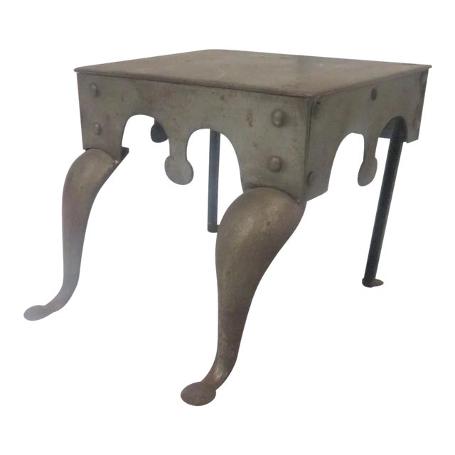 19th Century Iron Footmen Fireplace Trivet For Sale