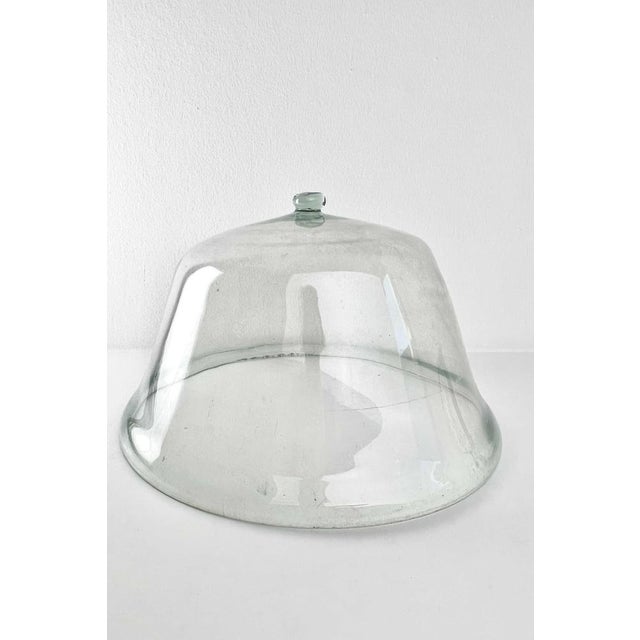 Antique French Glass Cloche For Sale - Image 4 of 4