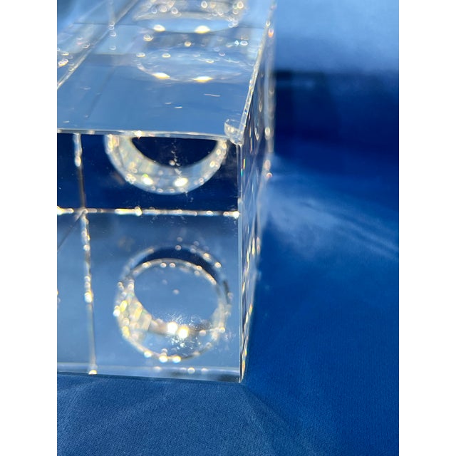 Modern Modern Crystal Candle Holders Set of 3 Bombay Company For Sale - Image 3 of 8