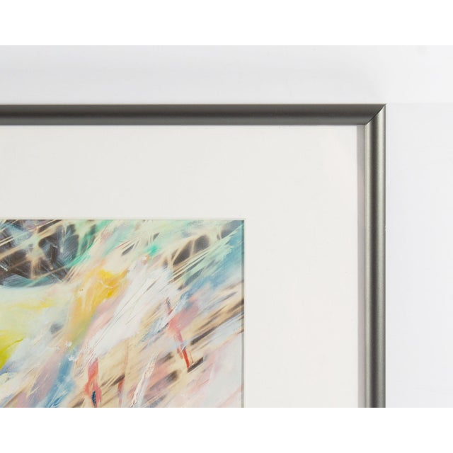 1990 “Winterhill” Abstract Oil Painting by Cristina Beach For Sale In Indianapolis - Image 6 of 8