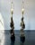 Metal 1970s Pair of Mid-Century Modern Brutalist Bronzed Lamps by Laurel For Sale - Image 7 of 8