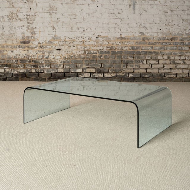 Italian 1950s Italian Glass Coffee Table by Pietro Chiesa for Fontana Arte For Sale - Image 3 of 4