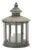 Ornate Round Brushed Metal Lantern 20"H For Sale