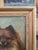 Brown Small Antique 19th Century Oil Painting Portrait of a Pomeranian Dog For Sale - Image 8 of 14