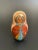 Hand Painted Byzantine Orthodox Icons Nesting Dolls - Set of 5 For Sale - Image 9 of 12