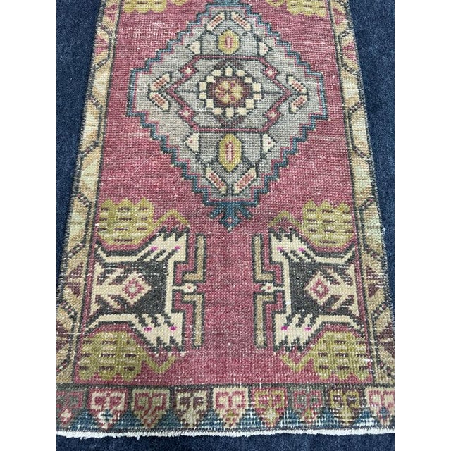 Contemporary Turkish Yastik Rug 1'8" x 3'4" For Sale - Image 3 of 5