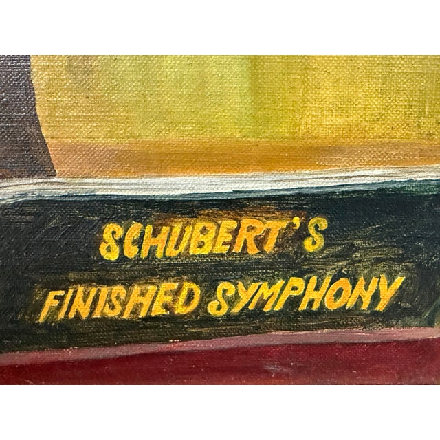 Alexander Borisoff/Sascha Original Oil on Canvas Painting, Late 20th Century For Sale - Image 10 of 12