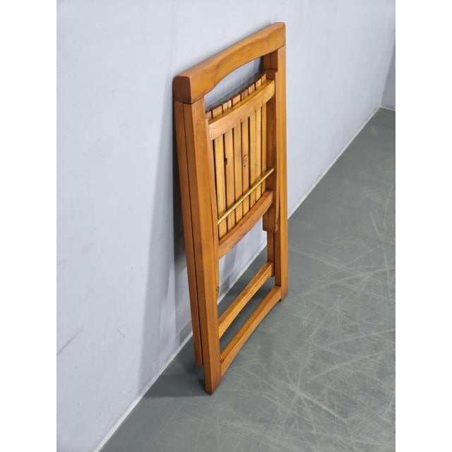 Trieste Folding Chair by Aldo Jacober for Alberto Bazzani, 1960s For Sale - Image 11 of 13