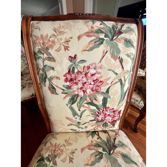 Round Glass Top Dining Table & 8 Chairs, Set of 9 For Sale In Oklahoma City - Image 6 of 11