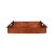 With Tobacco brown leather, this leather tray is fraught with detail: the topstitching of each leather panel, the narrow...