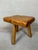 Vintage Tripod Oak Stool For Sale - Image 5 of 5